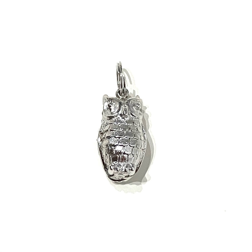 Vintage Avon Silver Tone Owl Charm